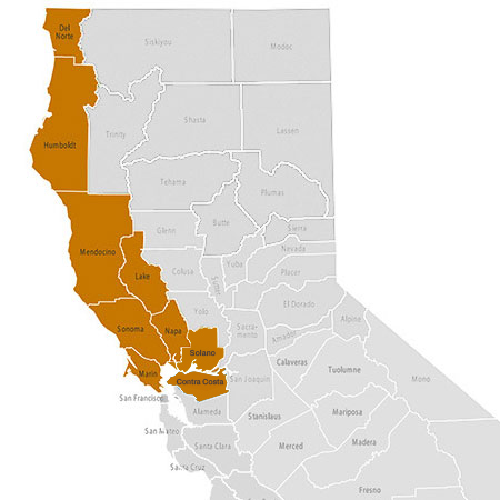 Area 1 map